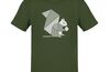 MQ EICHHÖRNCHEN- Pure Organic Shirt Herren - grün